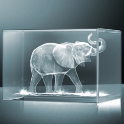 3D slon pro štěstí
